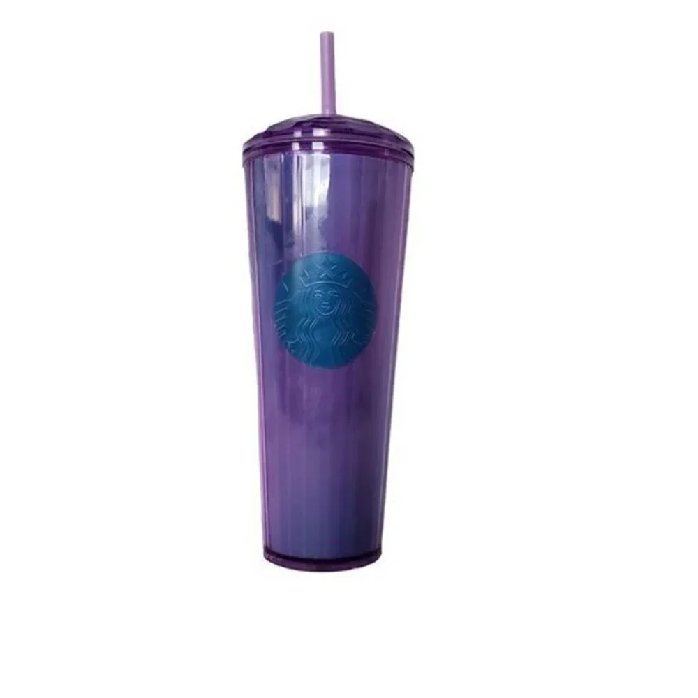 Starbucks 24 oz Purple Kaleidescape Tumbler Summer‎ 2022 Venti